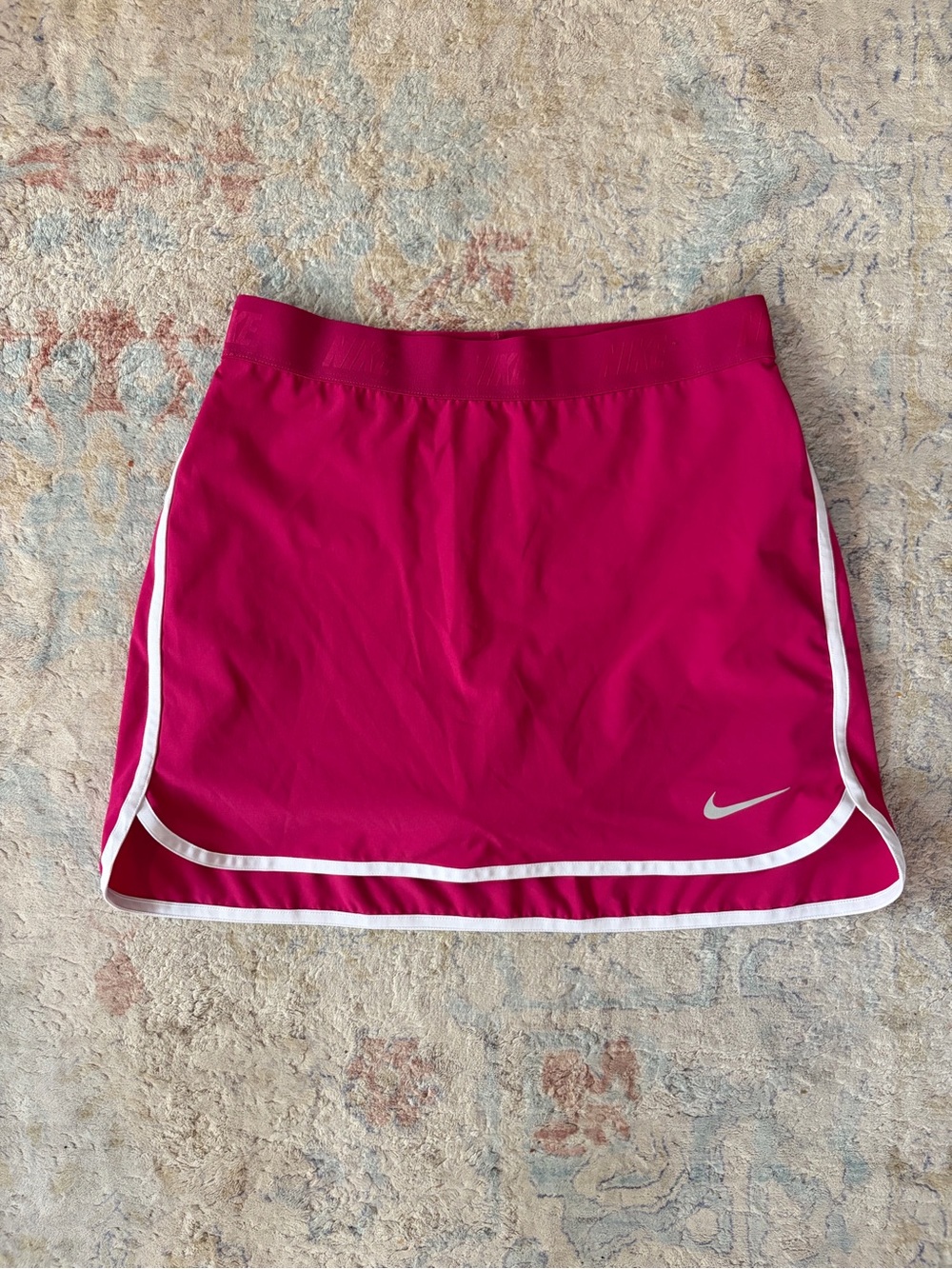 Nike Golf Dri-Fit Hot Pink Skort with White Trim